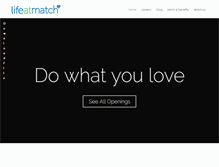 Tablet Screenshot of lifeatmatch.com